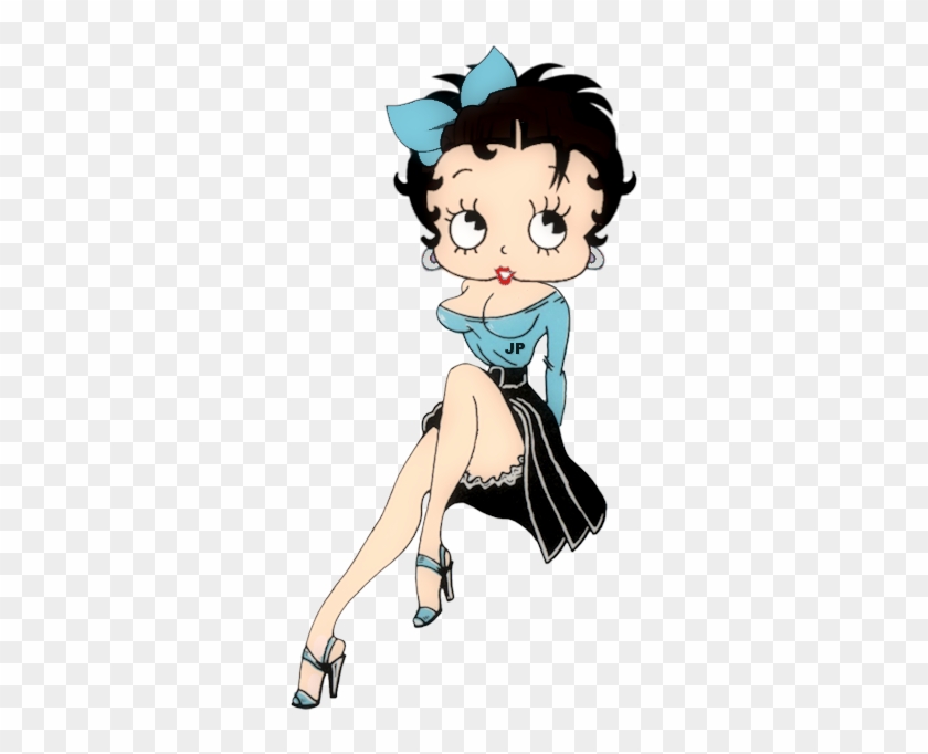 Betty Boop In Low Cut Too, Showing Lots Of Leg - Stray Cats Pin Up Girl #308003
