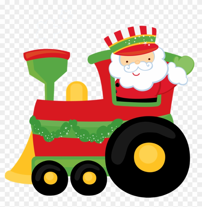 Say Hello Christmas Clipartchristmas - Santa Train Clip Art #308051