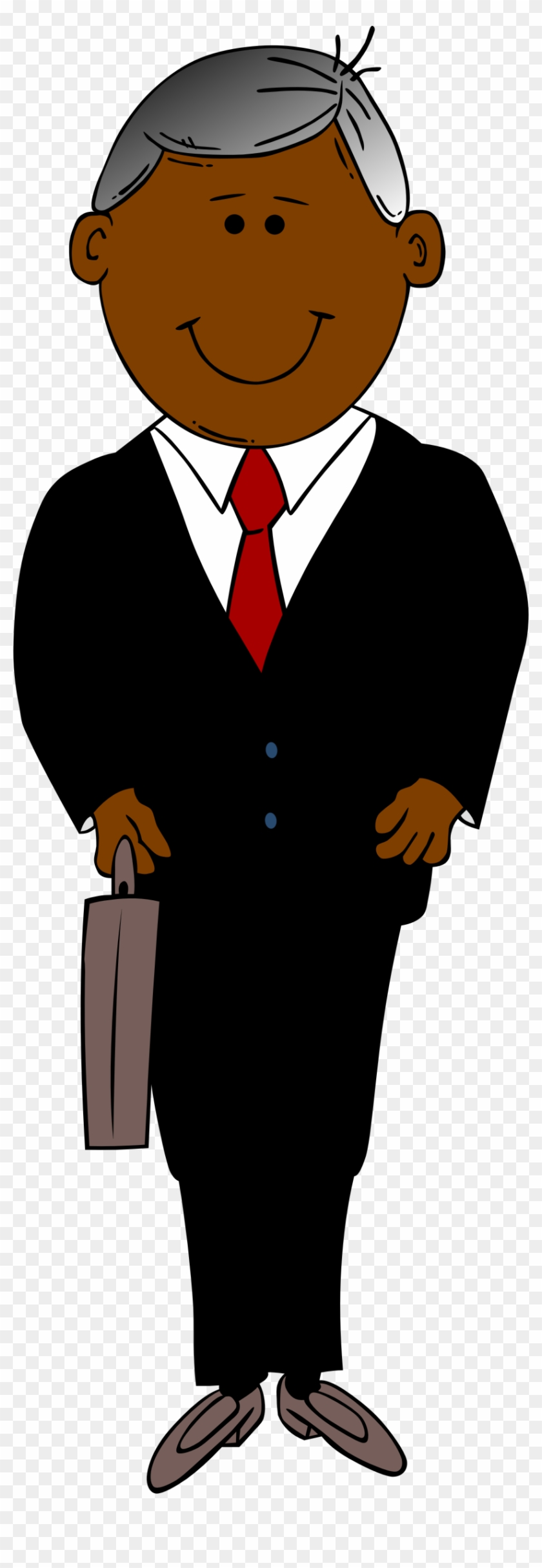 Clip Art Man - Cartoon Man In Suit #53285