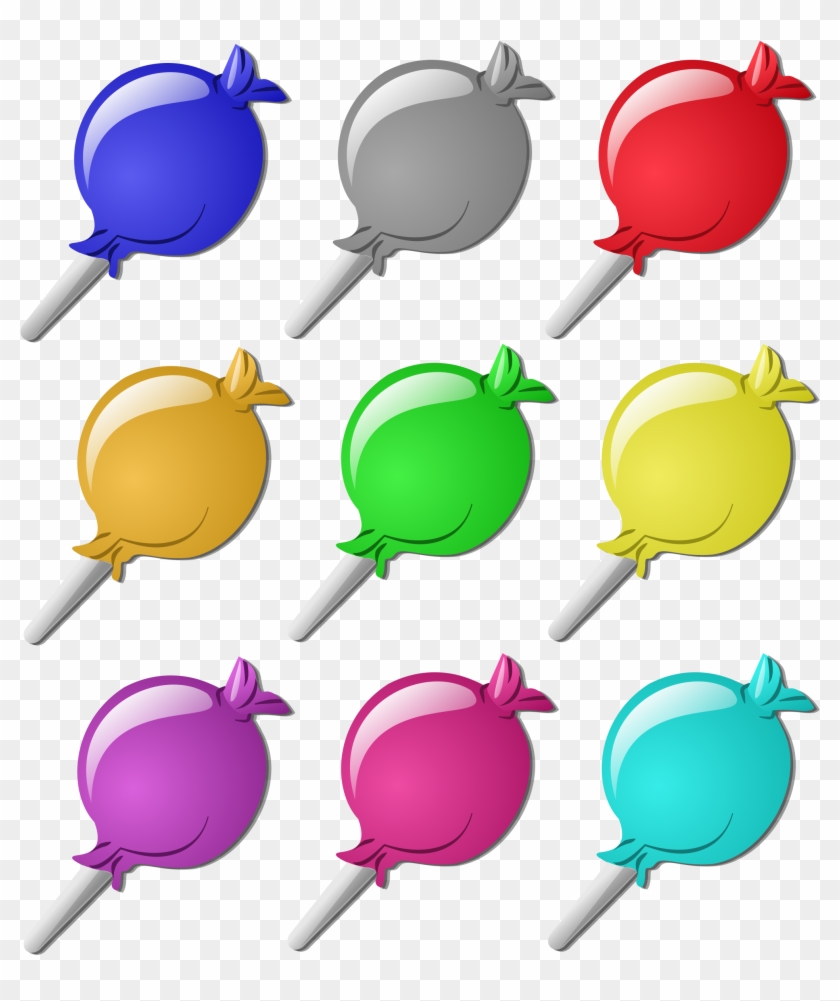 Candy Crushes The Competition - Lollipop Clip Art #53357