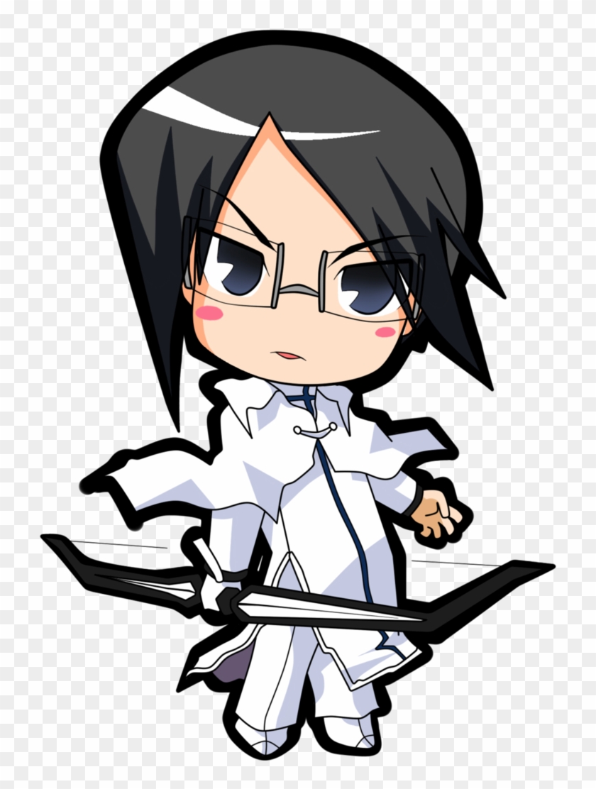 Render Uryu Ishida Chibi By Allenwalker Chan - Anime Bleach Chibi Png #53589