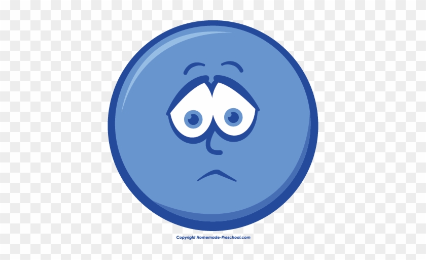 Sad Smiley Face Clipart - Crying #53847