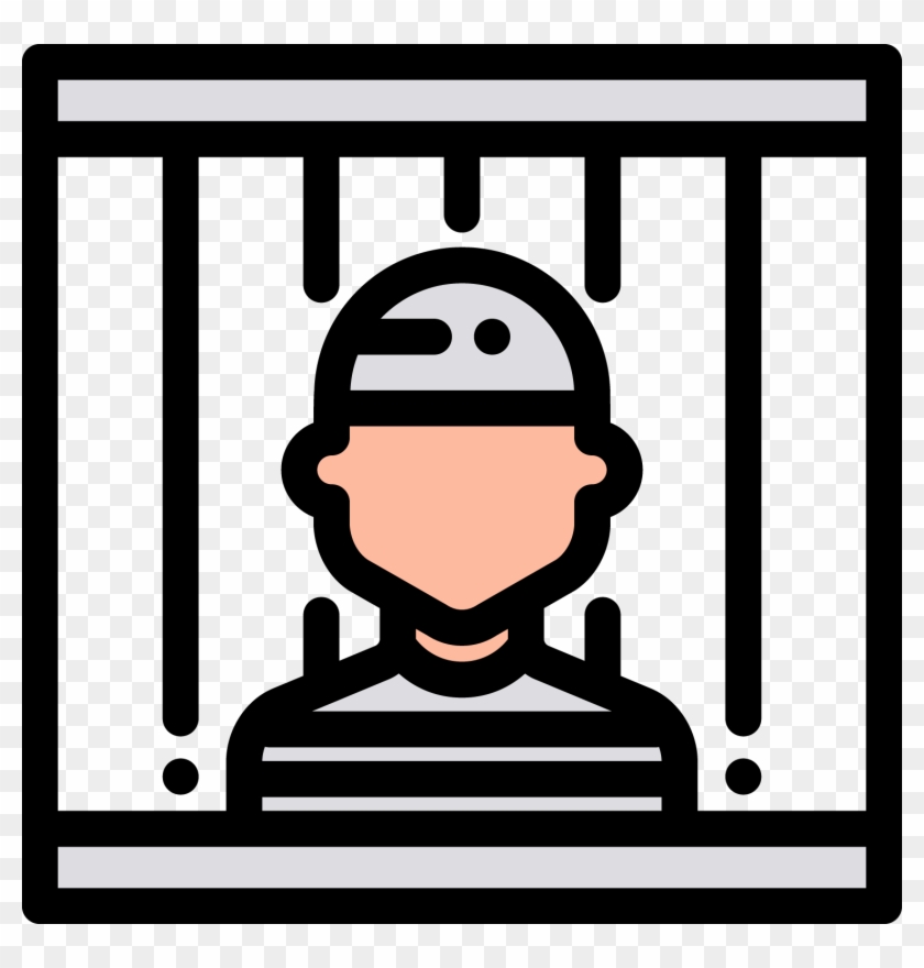 Prison Crime Police Computer File - 監獄 卡通 #53999