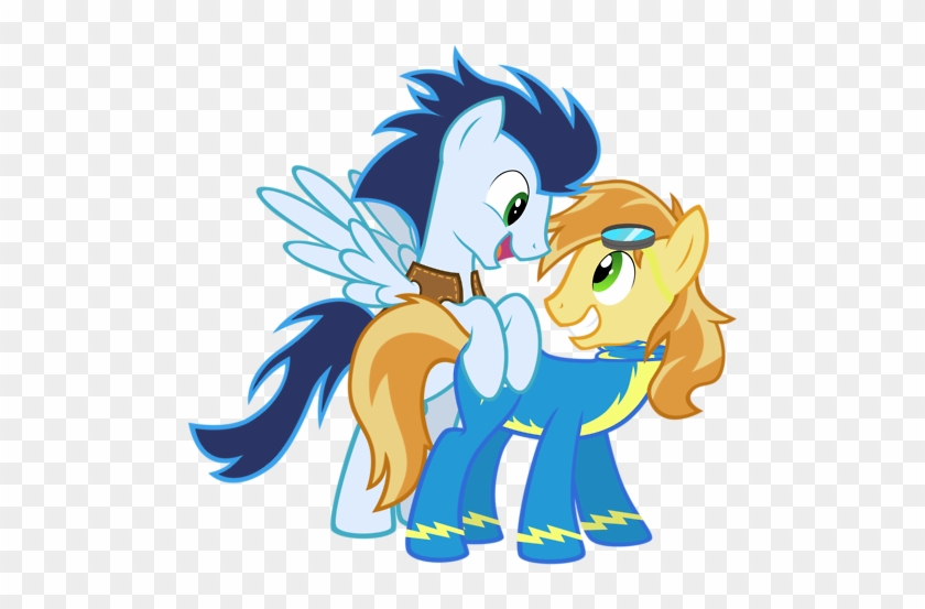 Mlp Soarin And Braeburn - Mlp Braeburn And Soarin #54191