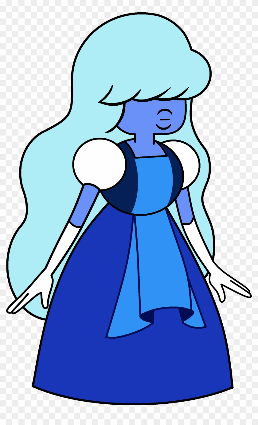 Sapphire Is A Member Of The Crystal Gems Who Made Her - Sapphire From Steven Universe #54219
