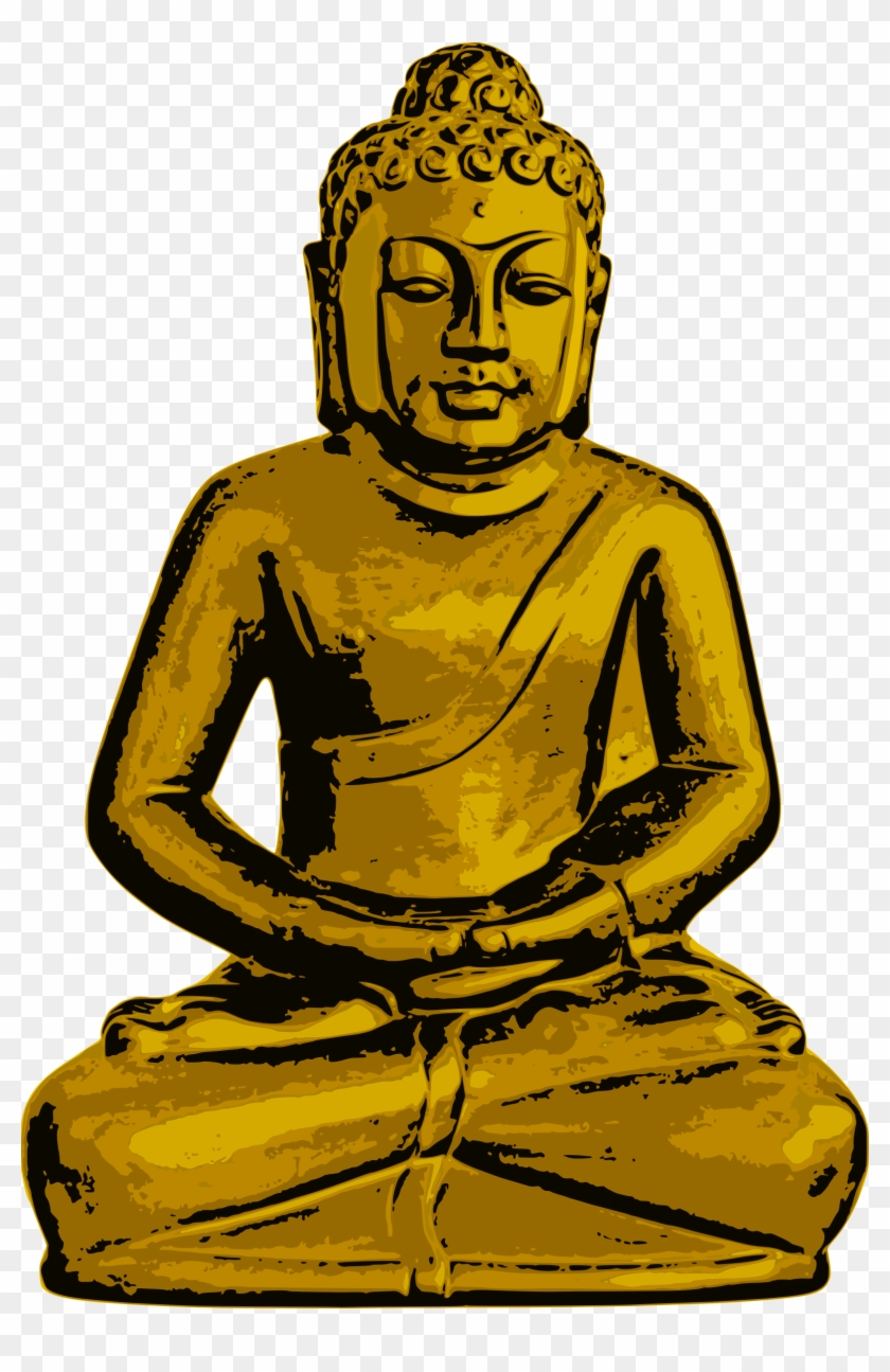 Buddha Clipart Kid Pencil And In Color Buddha Clipart - Buddhism Png #54464