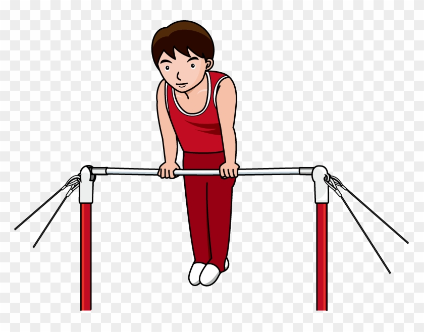 Afro Gymnastics / Gymnast Girl - Gymnastics High Bar Clipart #54508