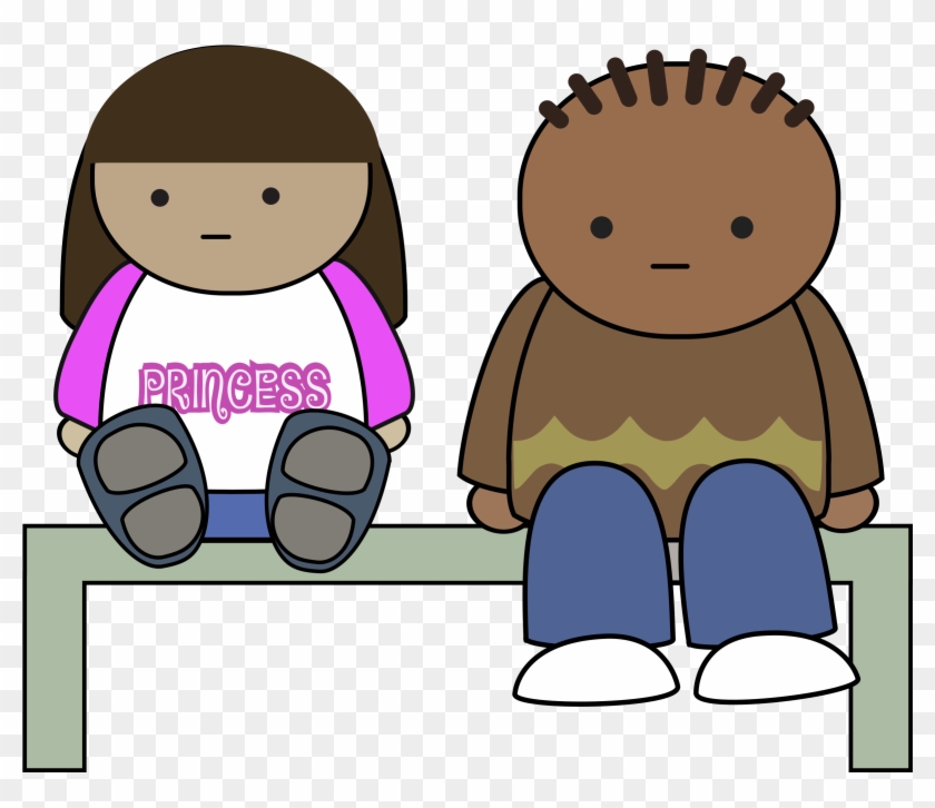 On A Bench - Sit On The Bench Clipart #54598