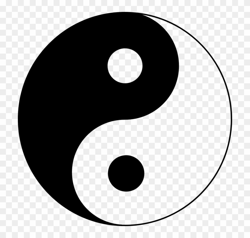 Yin And Yang Balance Harmony Tao Taoism Yin Yang - Yin Yang Png #54679