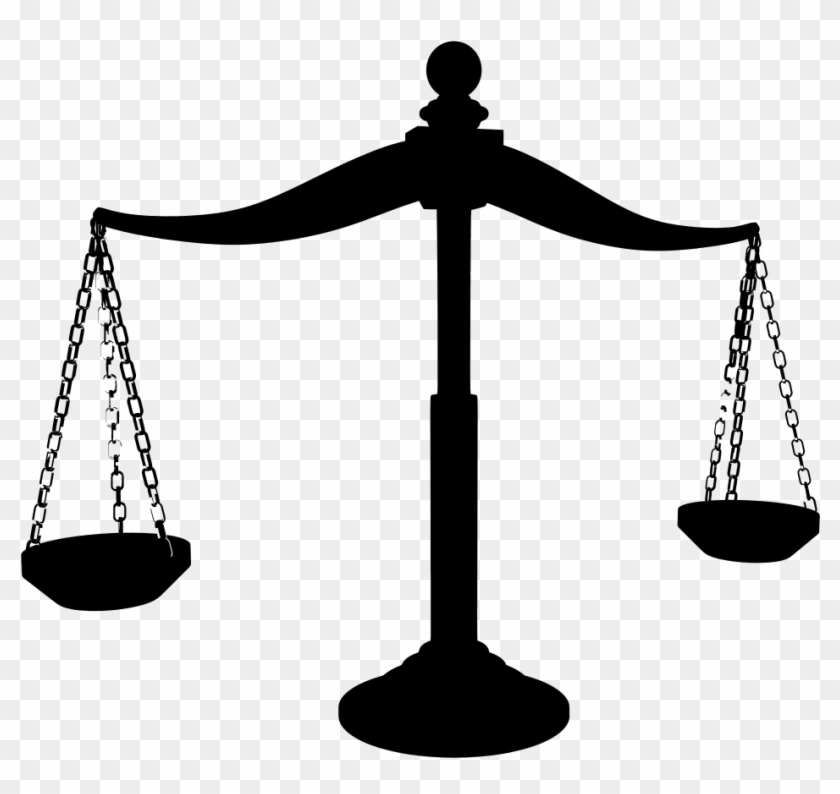Clip Art Details - Scales Of Justice Clipart #54888