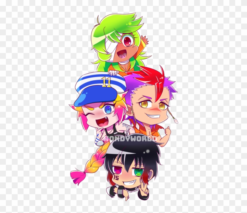 Prison With Bright Colors And Sparkles, That's What - Nanbaka Chibi #54926