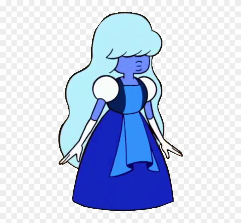 Sapphire Is A Member Of The Crystal Gems Who Made Her - Sapphire From Steven Universe #55044