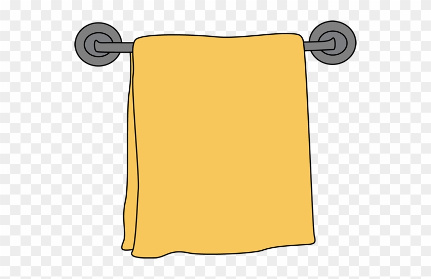 Towel On A Rack - Towel Clipart #55130