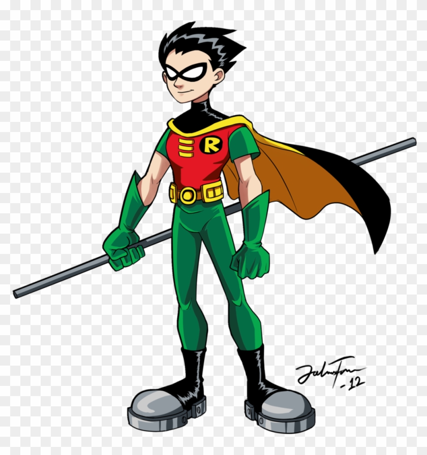Teen Titans Png Clipart - Robin Teen Titans Staff #55317