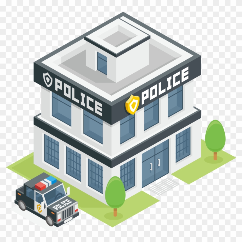 Police Station Police Officer Clip Art - Police Station Police Officer Clip Art #55342