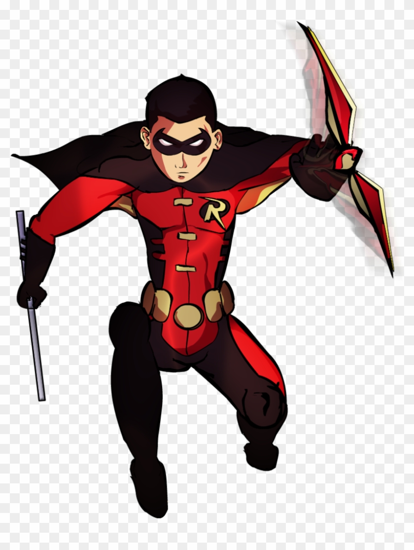 Superhero Robin Free Download Png - Robin From Young Justice #55336