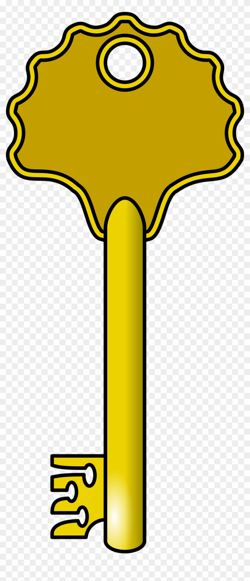 Key - Golden Key Clip Art #55489