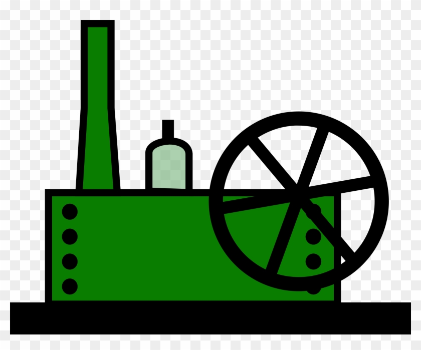 Open - Factory Machine Clip Art #55490