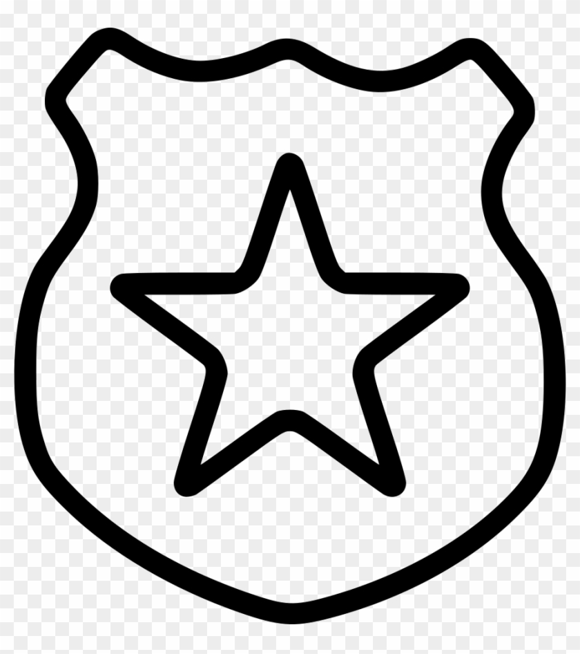 Police Department Comments - Star Outline Icon Png #55641