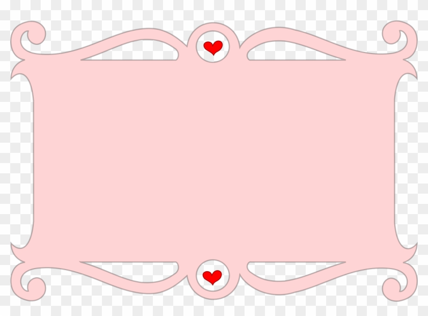 Heart, Vector Frame Png - Love Frames And Borders #55642