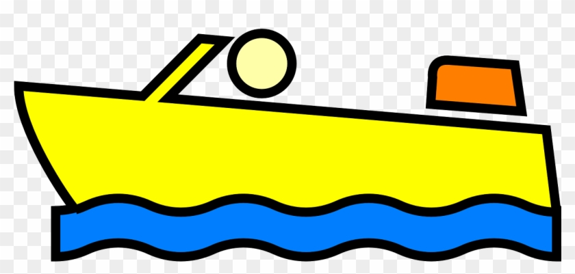 Motorboat, Speedboat, Boat, Ship - Motor Boat'n Sticker #55647