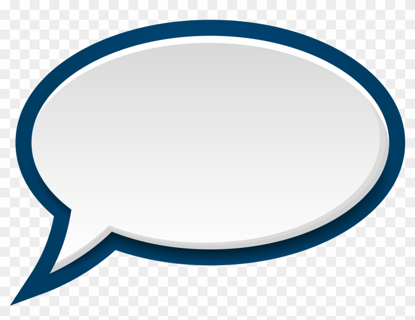 High Quality Clipart - Blue Speech Bubble Png #55719