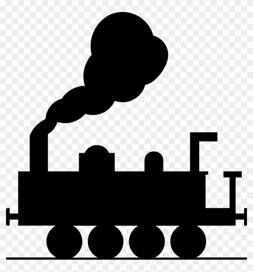 Train Station Clipart Black And White - Train Clip Art Transparent #55710