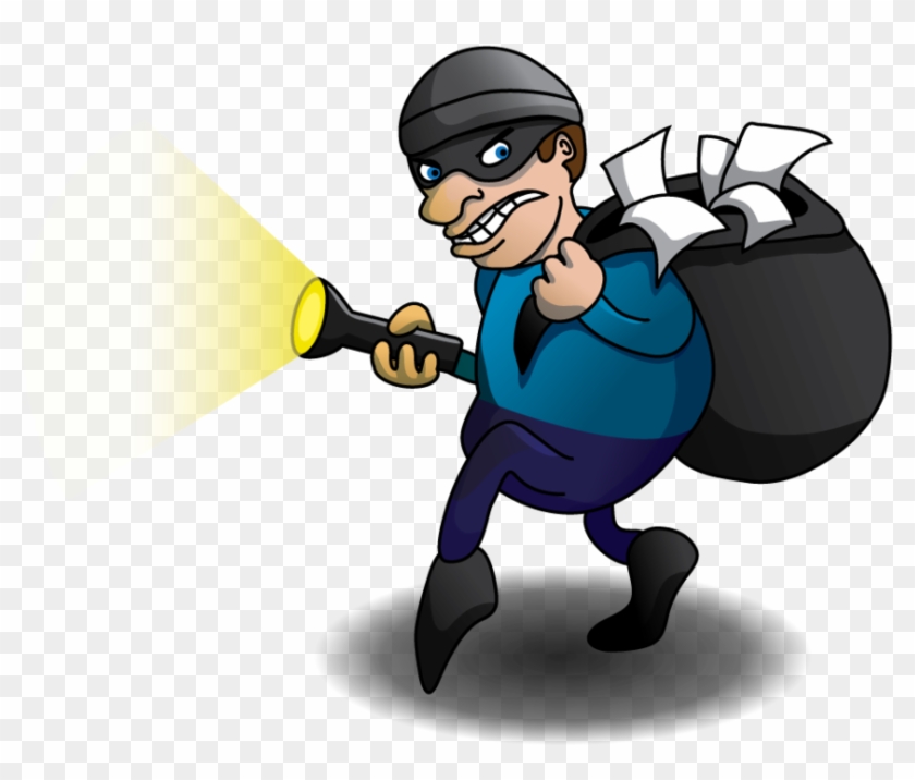 Fatehabad - Cartoon Thief Png - Free Transparent PNG Clipart Images Download