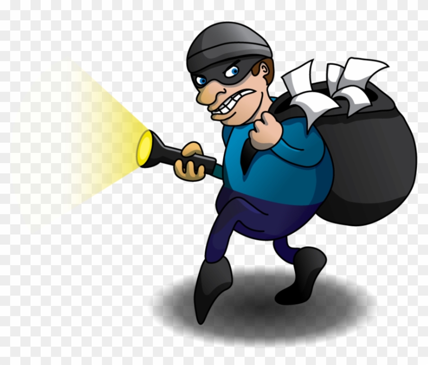 Fatehabad - Cartoon Thief Png #55735