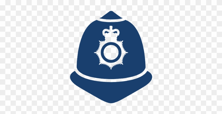 Police Helmet Blue - British Police Hat Clip Art #55762