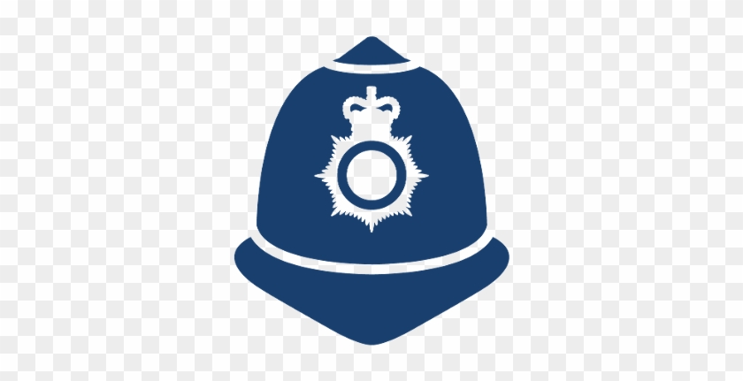 Police Helmet Blue - British Police Hat Clip Art #55762