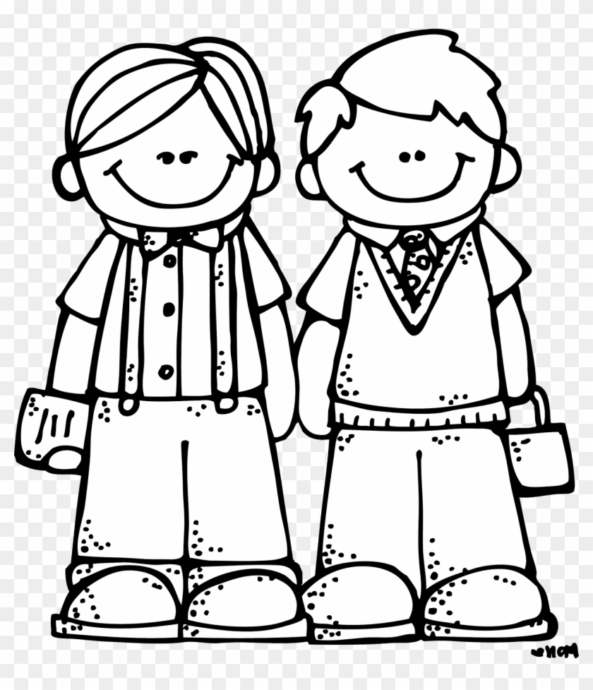 Friends Clipart Black And White Png - Friends Black And White Clip Art #55786