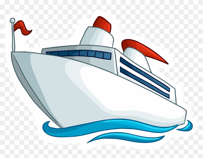 Cruise Ship Pin - Cruise Ship Cartoon Png #55865