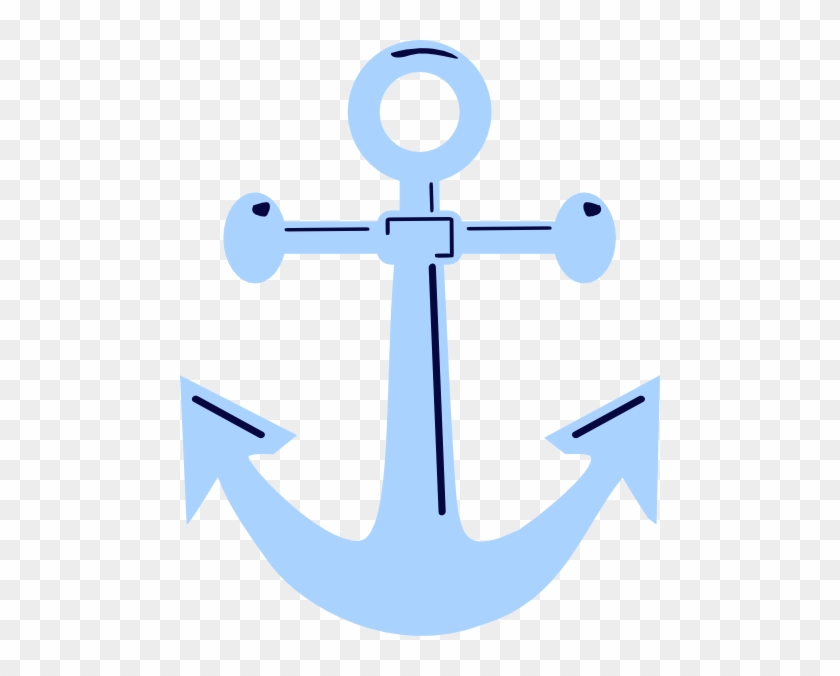 Unfinished Anchor Clip Art - Baby Anchor Clipart #55887