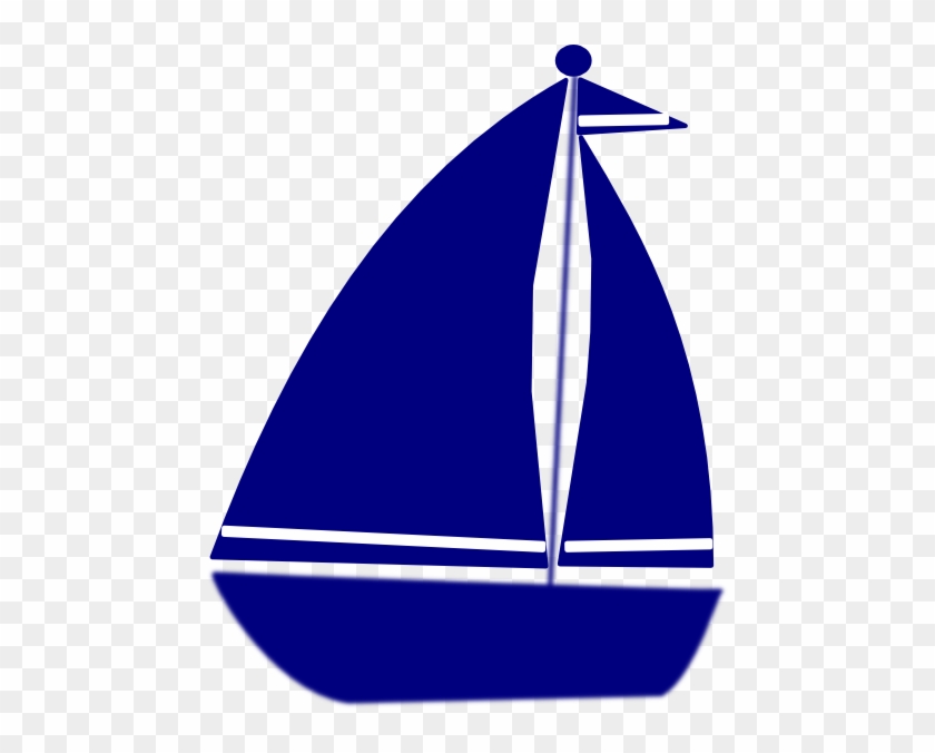 Sailboat Clipart Sailor Boat - Blue Sailboat Clipart #55947