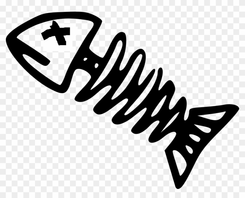 Cartoon Fish Skeleton #56017