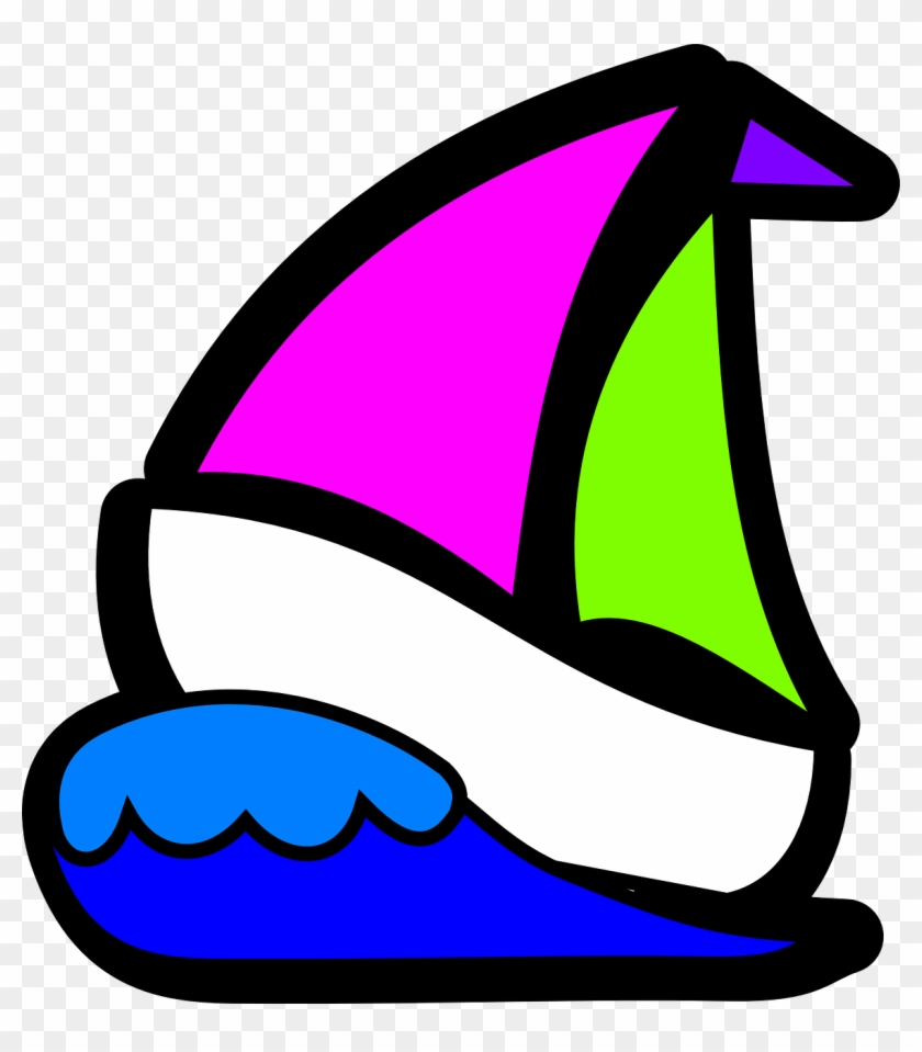 Boat, Rowers Symbol Isolated Rowing Sport Boat W - Sail Boat Clip Art #56071