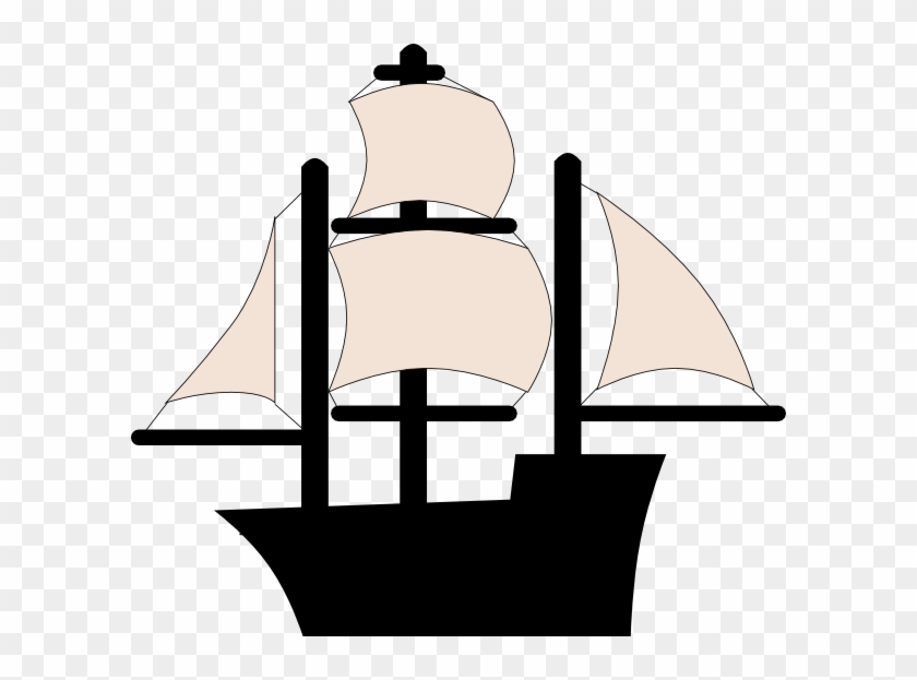 Black Pirate Ship Clip Art At Clker - Ship Clip Art #56098