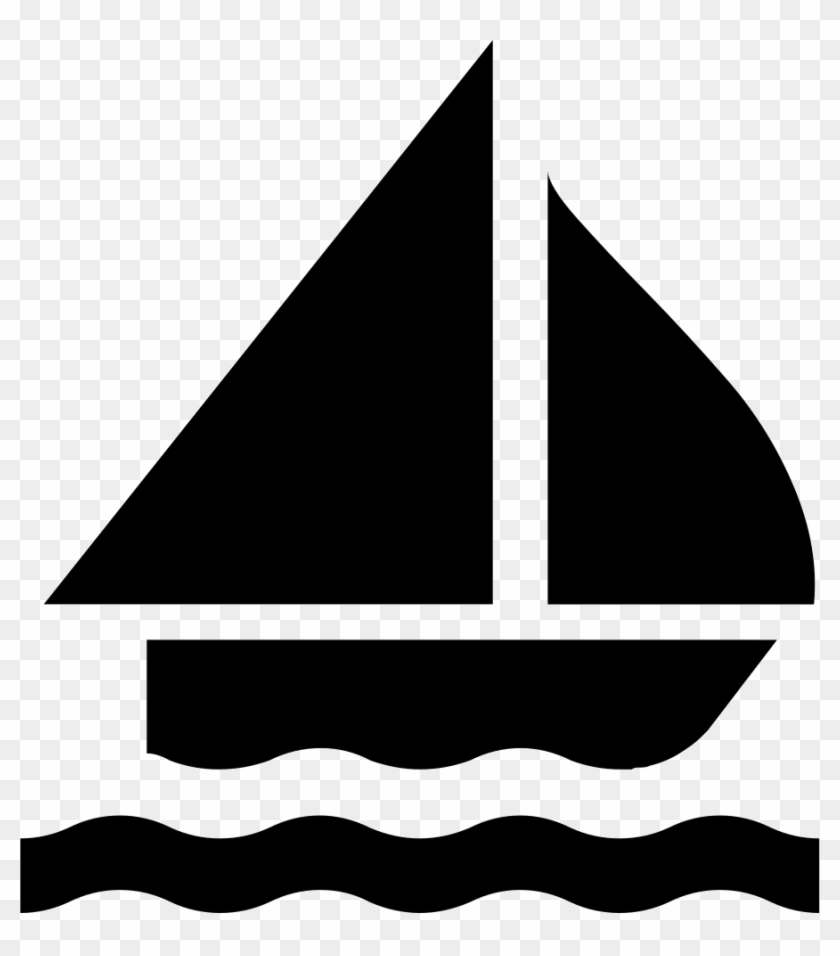 Sailing Boat Silhouette Svg Png Icon Free Download - Sailing Icon #56121