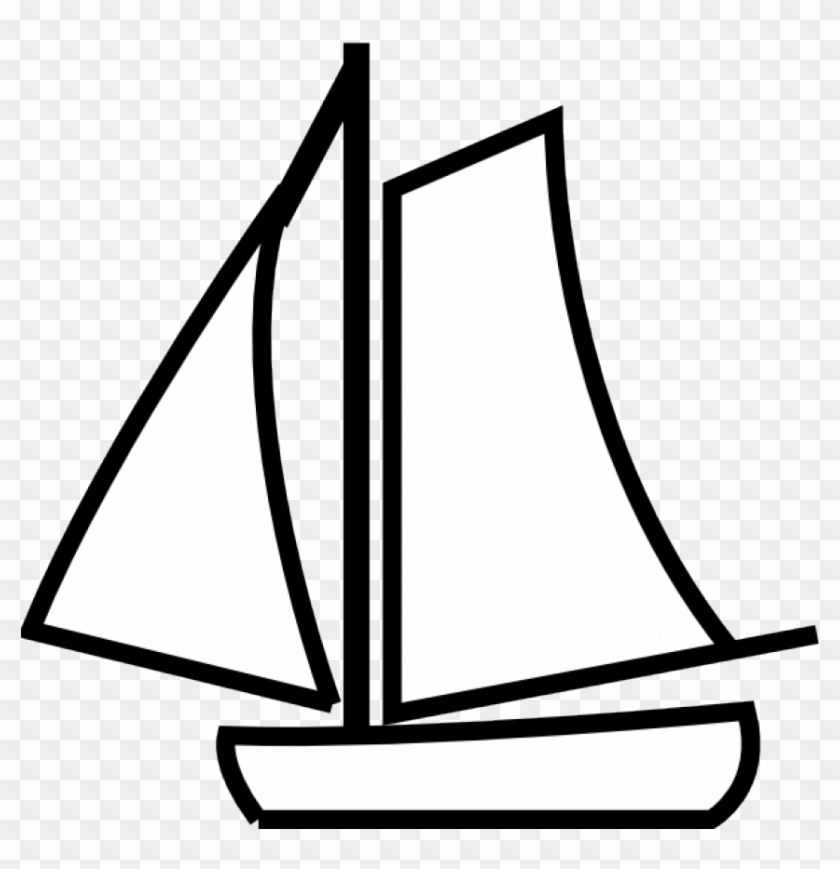 Boat - Clipart - Black - And - White - Boat Black And White Clipart #56136