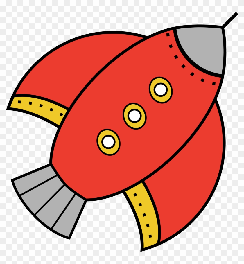 Rocketship Clip Art Rocket Ship - Drawing #56389