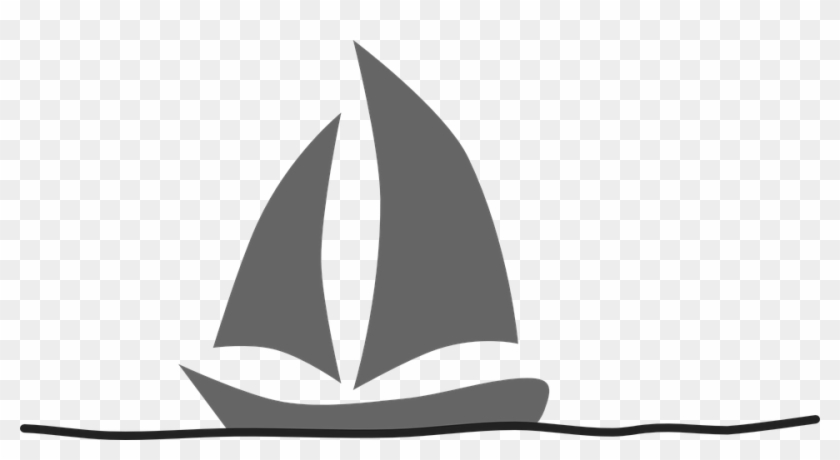 Boat Sailboat Sea Sailing Sailing Ship Ship - Velero Clip Art #56480