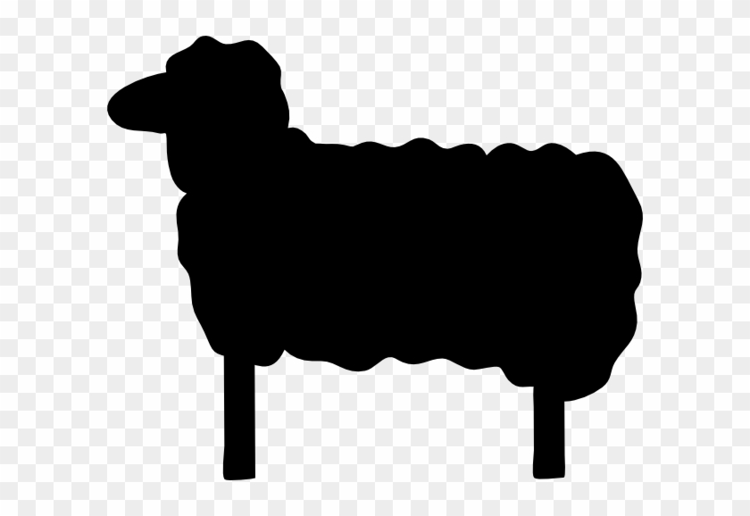 Big Sheep Clip Art - Sheep Silhouette Clip Art #56479