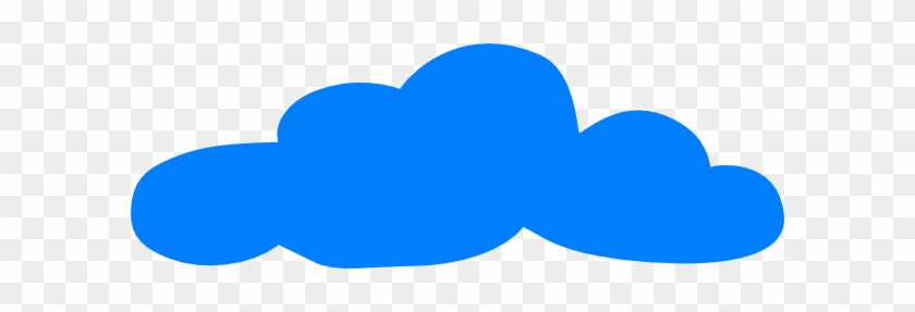 Clip Art Of Blue Clouds Clipart Pencil And In Color - Blue Things Clipart #56521