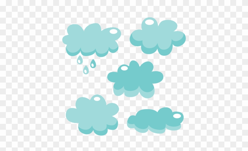 Clouds Silhouette Cut File Clipart - Scalable Vector Graphics #56534