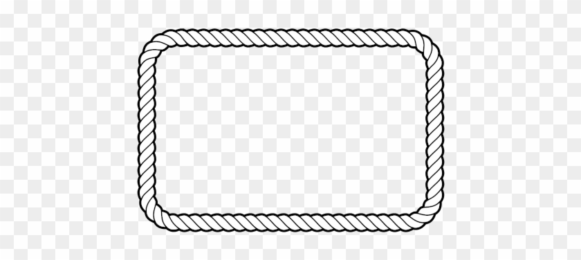 Free Rope Clipart - Rope Border Vector #56570