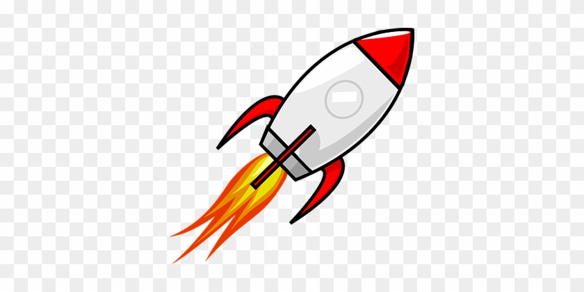 Rocket Space Ship Space Launch Propulsion - Rocket Cartoon #56603