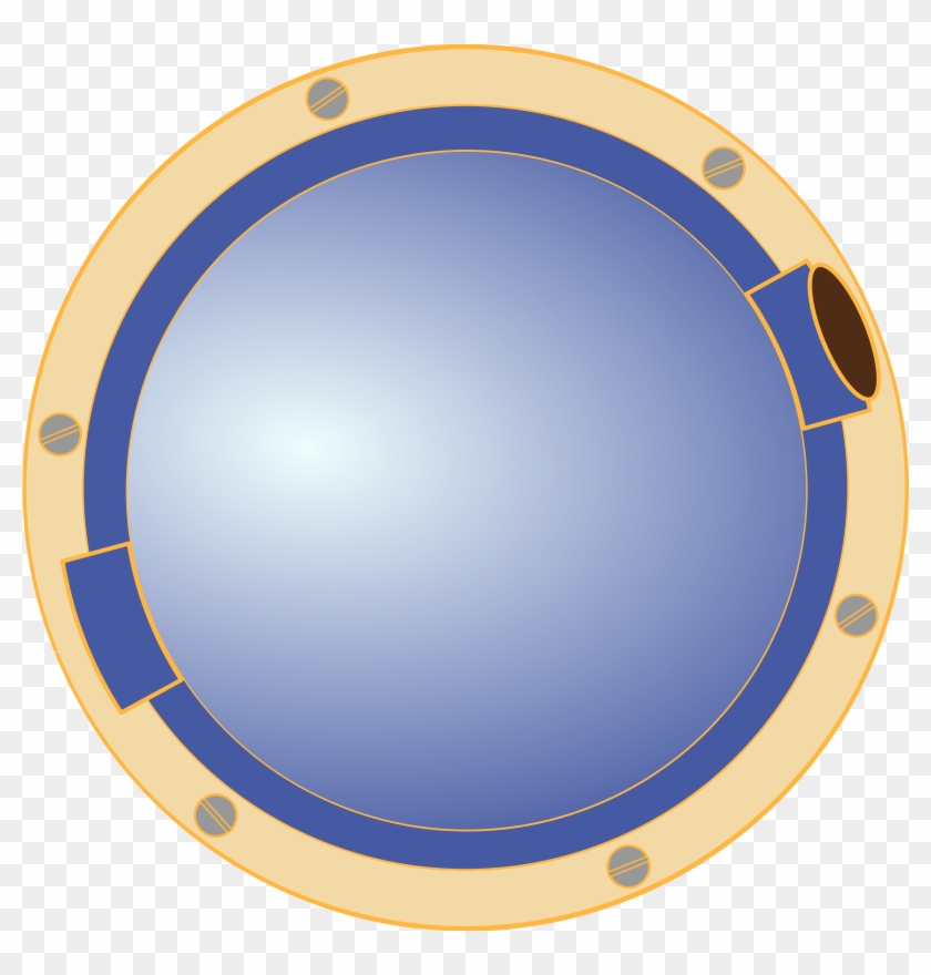 Free Vector Porthole Window Ship Clip Art - Free Vector Porthole Window Ship Clip Art #56609