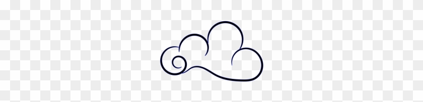 Cloud Clipart - Line Art #56623