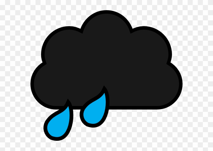 Black Rain Cloud Cartoon #56628